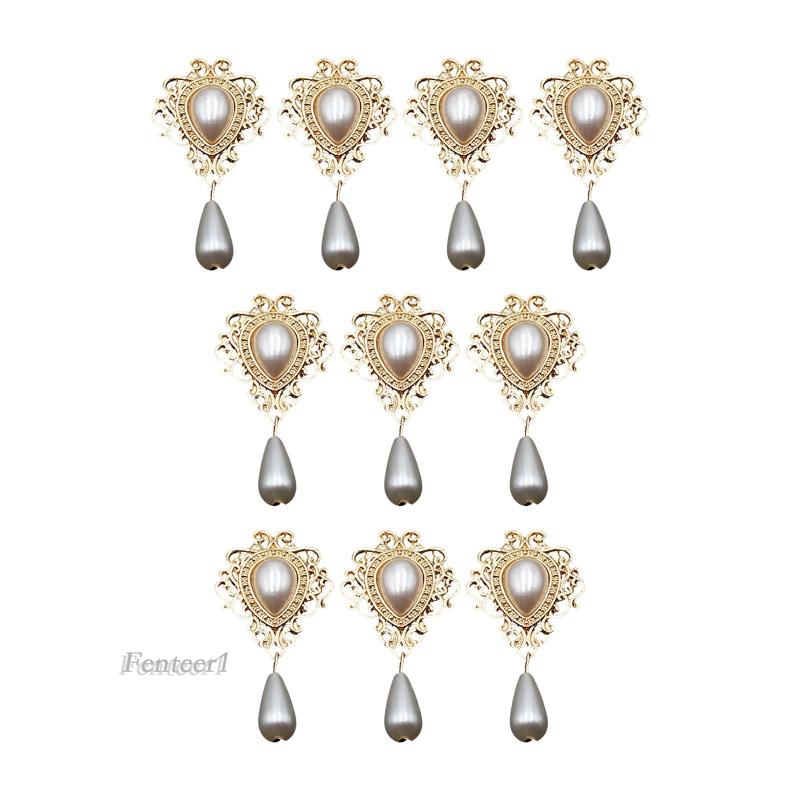 Bộ 10 Nút Cài Lưng Dẹt Cho Váy Cưới