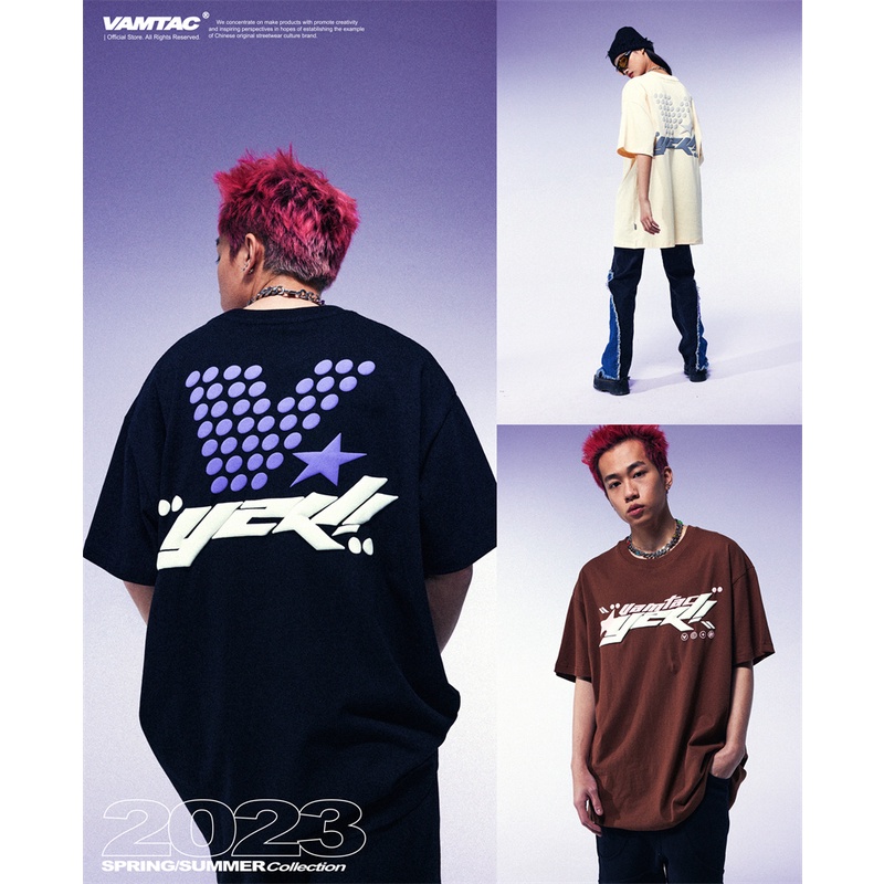 Áo Thun Ngắn Tay Dáng Rộng Thời Trang Cá Tính