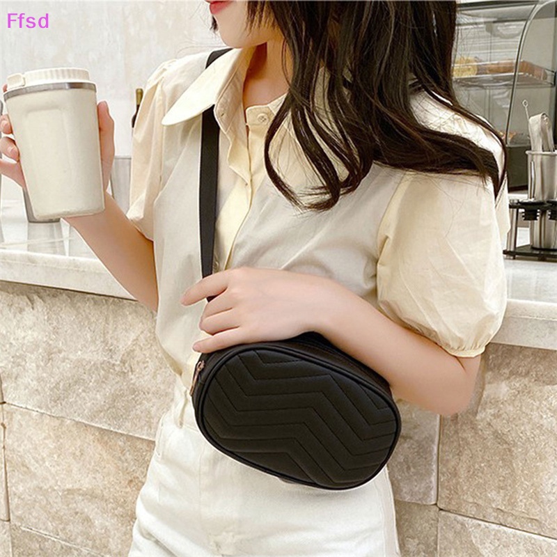 Túi Đeo Chéo Da PU Màu Trơn Thêu Họa Tiết Thời Trang Cho Nữ