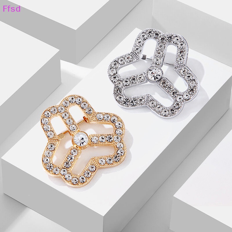 Ghim Cài Áo Hình Logo Đính Đá Zircon Thời Trang Cho Nữ