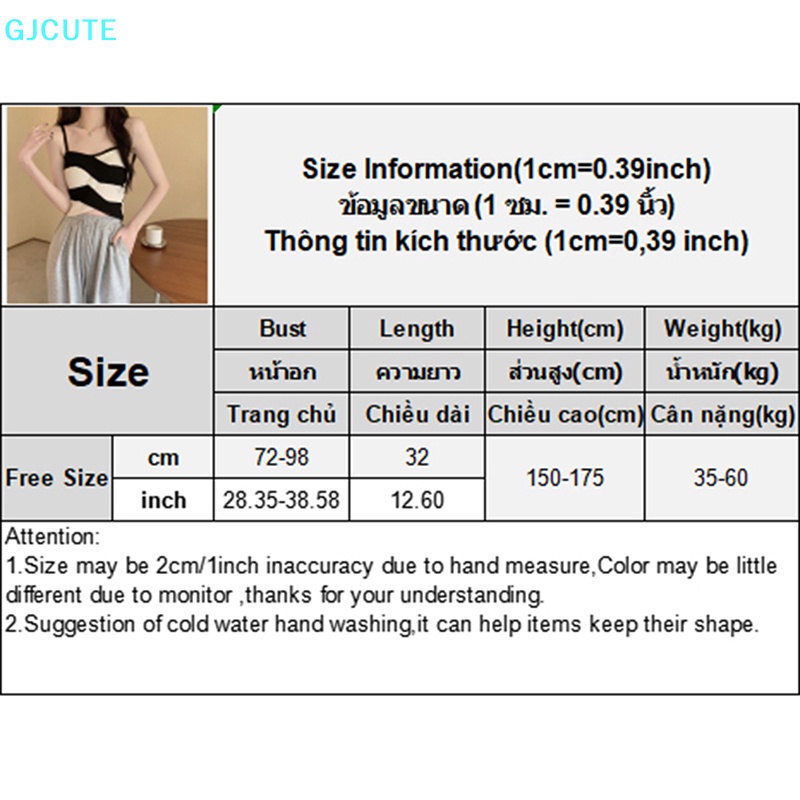 Áo Croptop Dệt Kim Không Tay Dáng Ôm Họa Tiết Kẻ Sọc Màu Sắc Thời Trang Mùa Hè Quyến Rũ Cho Nữ