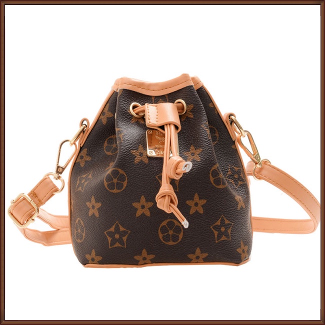 Túi Da PU Đeo Chéo Vai Dây Rút In Họa Tiết Ngôi Sao Có Thể Tháo Rời