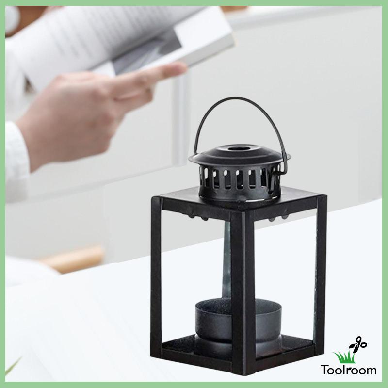 Giá Đỡ Nến Hình Lồng Đèn Trang Trí Sân Vườn Phong Cách Retro