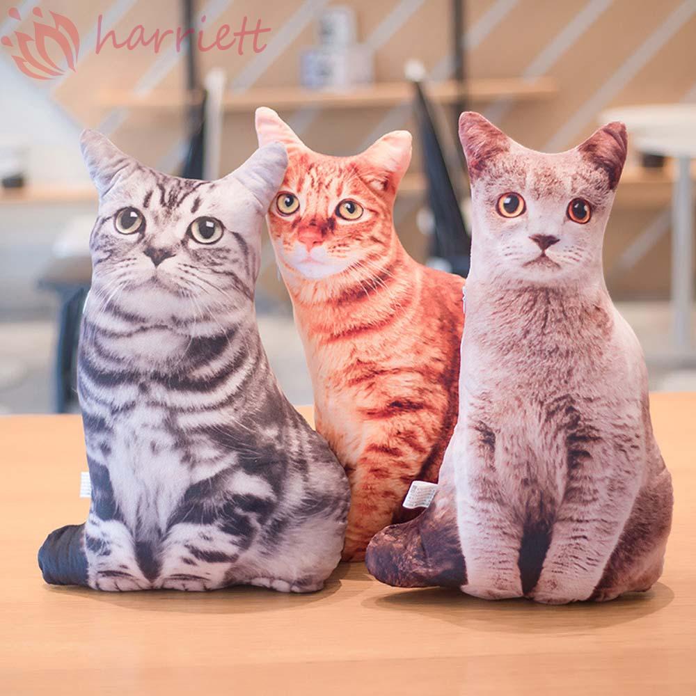 HARRIETT Gối Tựa Cổ Hình Mèo 3D Trang Trí Nội Thất