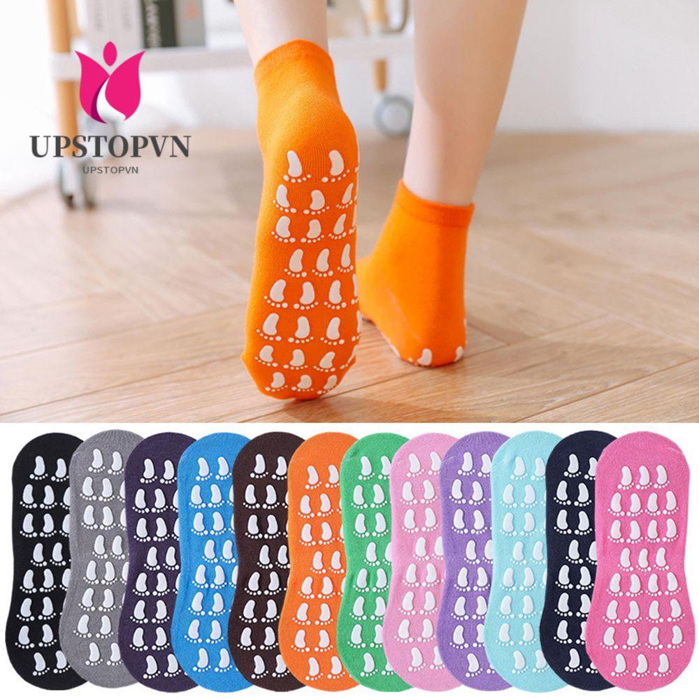 UPSTOPVN Vớ Nhung Dày Màu Trơn Mát Xa Chân Thoải Mái Chống Trượt Tiện Dụng Cho Nam Và Nữ