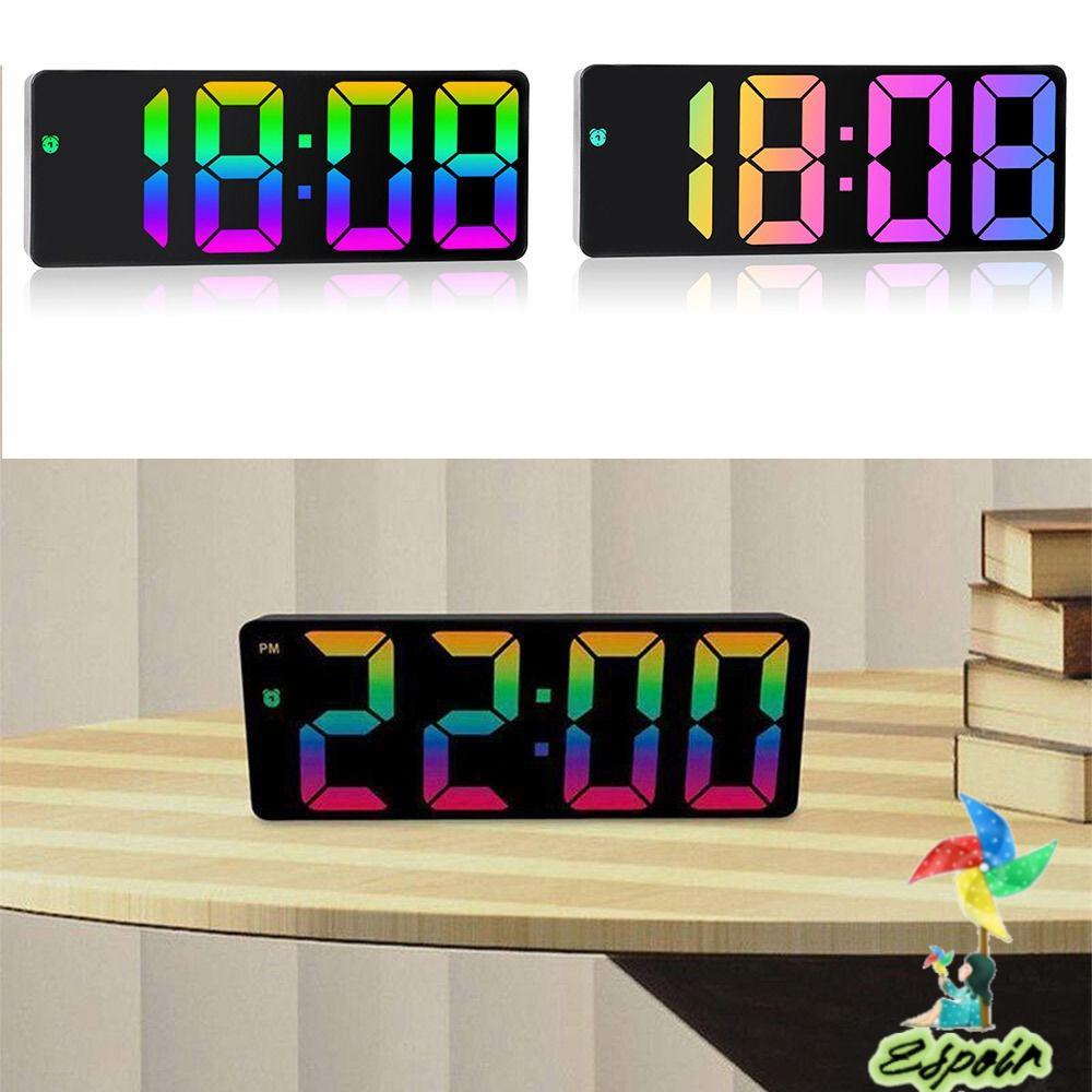 ESPO Đồng Hồ Báo Thức Kỹ Thuật Số Với Màn Hình LED Hiển Thị Ngày