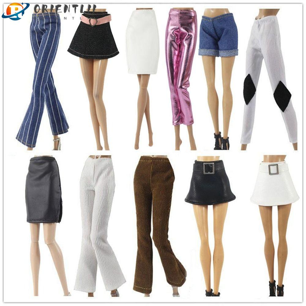 ORIENTLII Quần Jean Dài 11.5 &quot;Thời Trang Cho Búp Bê 10Styles 30cm 30cm