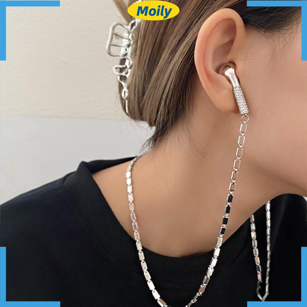 MOILYVN Vòng cổ Một Lớp Bằng Kim Loại Mới