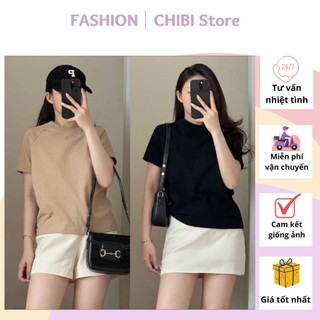 Áo thun Babytee Trơn Áo Thun Nữ Babytee cotton co dãn cá tính