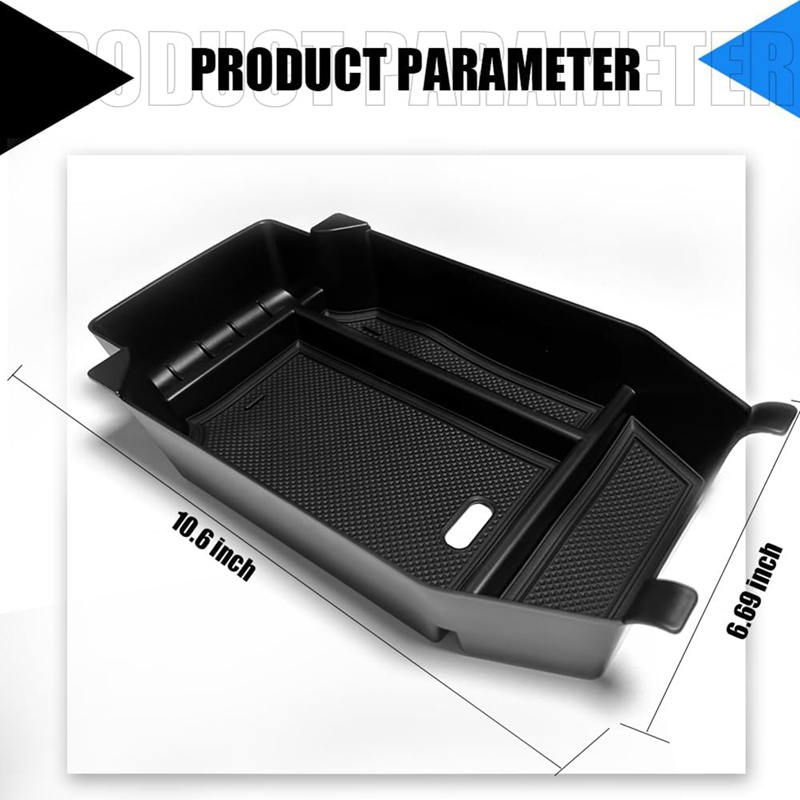 1 Hộp Đựng Đồ Dùng Gắn Chỗ Tỳ Tay Xe Hơi Màu Đen Tiện Dụng Cho 2023 Honda Accord