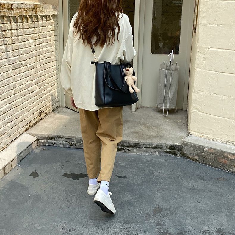 S9-Túi Đeo Vai Sức Chứa Lớn Phong Cách Hàn Quốc Thời Trang Mới Cho Nữ