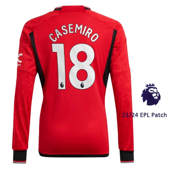 Áo Thun Bóng Đá Đội Tuyển Manchester CASEMIRO B.Fernnandes ANTONY 2023 / 24