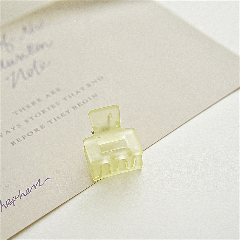 Set 2 Kẹp Tóc Mini Hình Vuông Màu Sắc Xinh Xắn Dành Cho Bé Gái