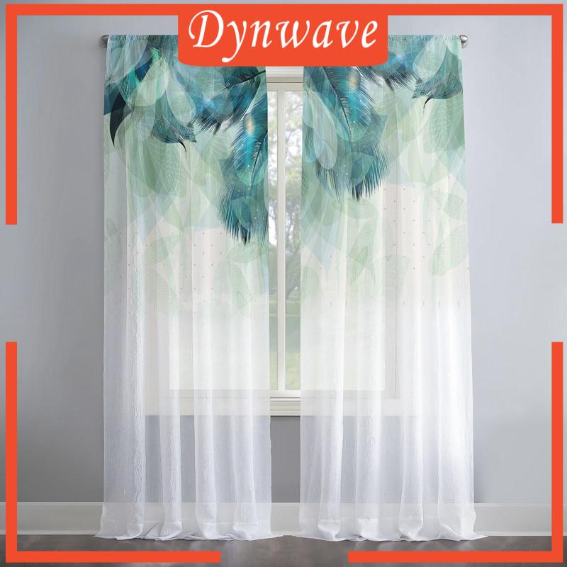 Rèm Cửa Họa Tiết Lông Công Trang Trí Phòng Ngủ