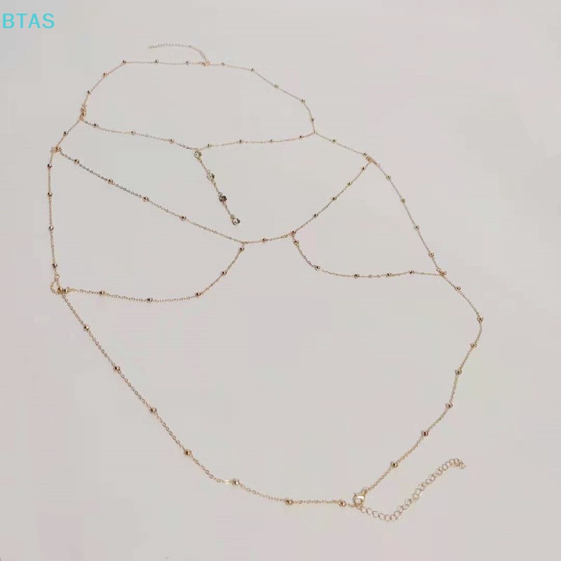 Phụ Kiện Dây Xích Tua Rua Chéo Ngực Đính Đá Quyến Rũ Cho Nữ Mặc Bikini Đi Biển