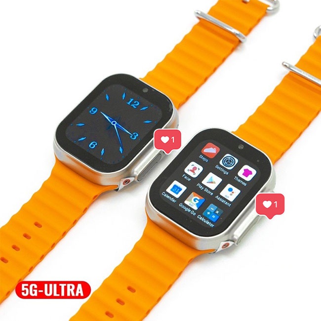 Đồng hồ thông minh Watch Ultra 5G Cam  - Kết Nối Wifi/4G - Tải APP - Dung Lượng 16GB