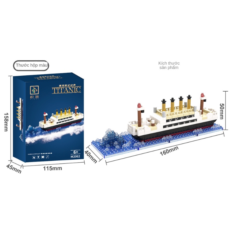 Bộ Đồ Chơi Lắp Ráp Lâu Đài Giấc Mơ Cho Bé