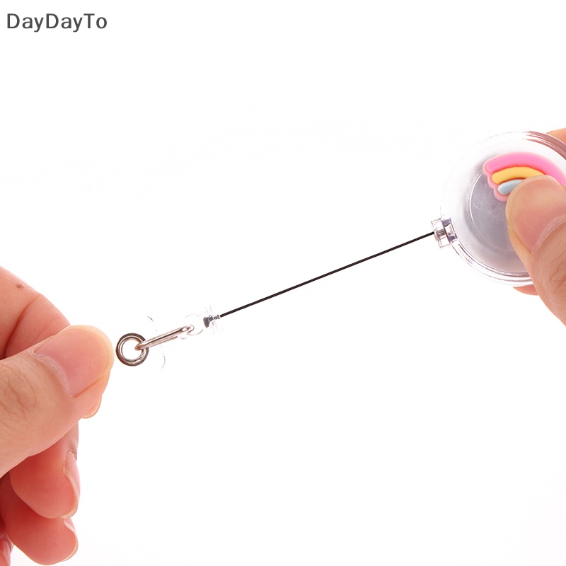 Túi Đựng Thẻ Id / Huy Hiệu Họa Tiết Hoạt Hình Có Thể Thu Gọn Tiện Dụng Cho Học Sinh / Y Tá