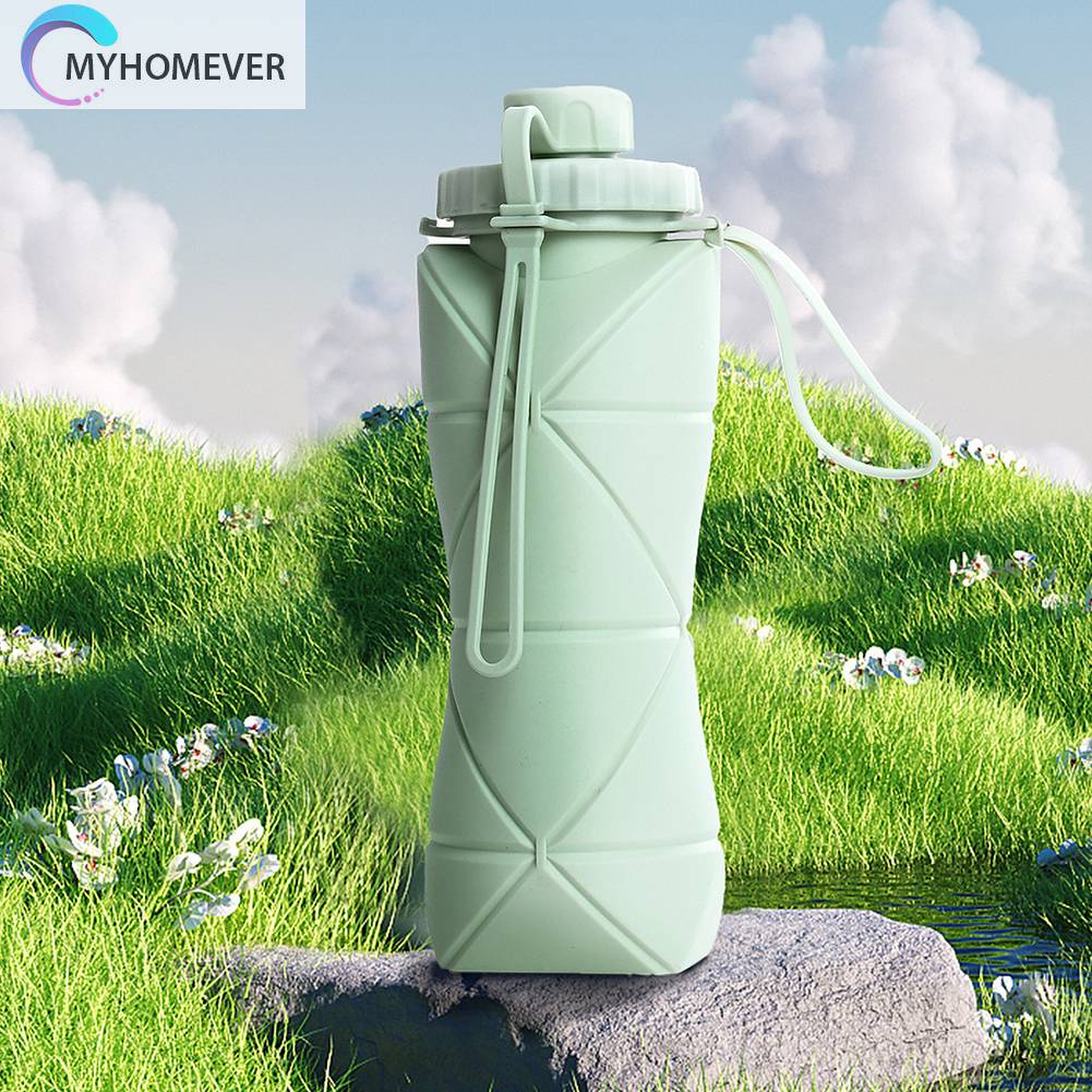Bình Nước 600ml Có Thể Gấp Gọn Tiện Lợi Khi Đi Du Lịch