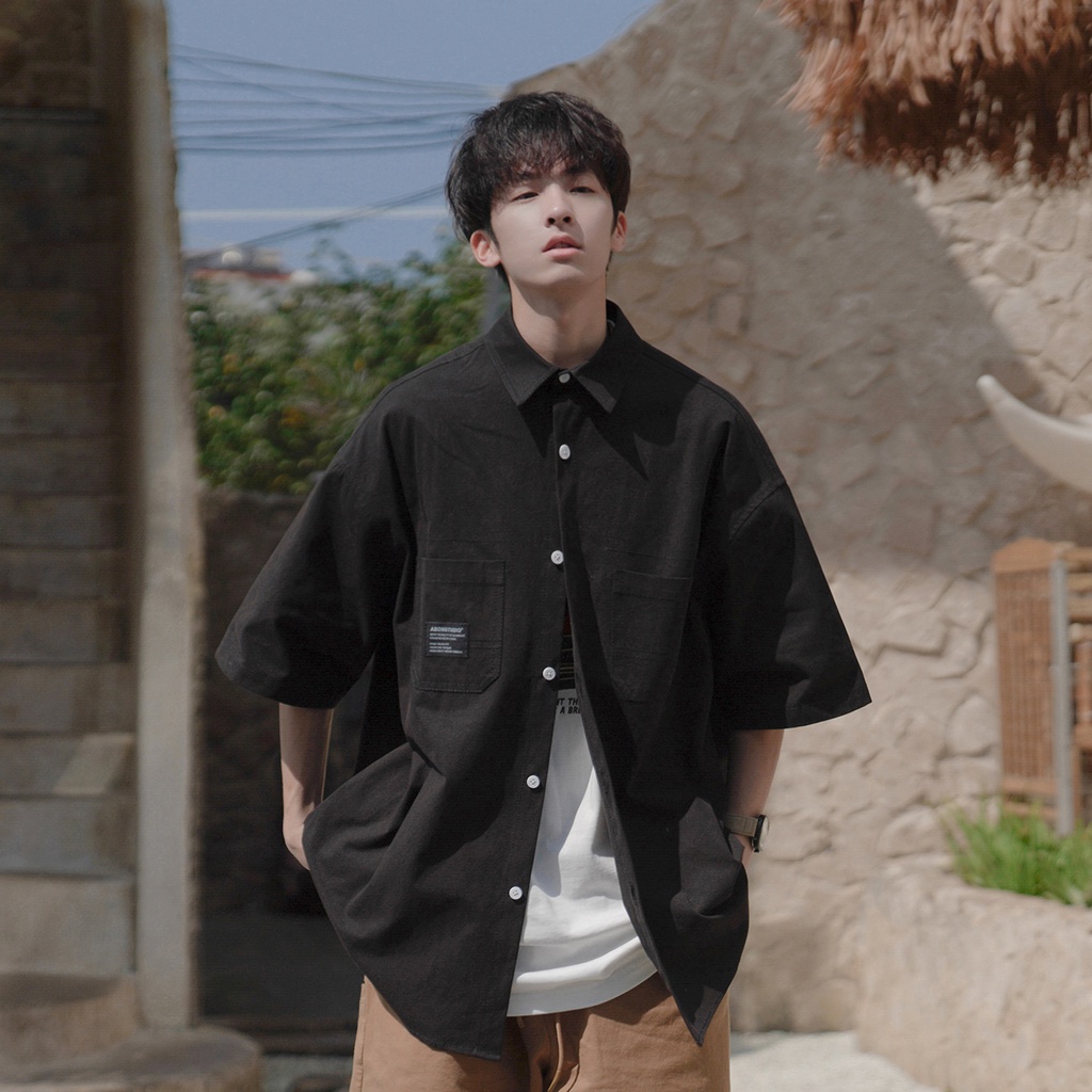 Áo Sơ Mi Nam Ngắn Tay Phong Cách Mới 230g