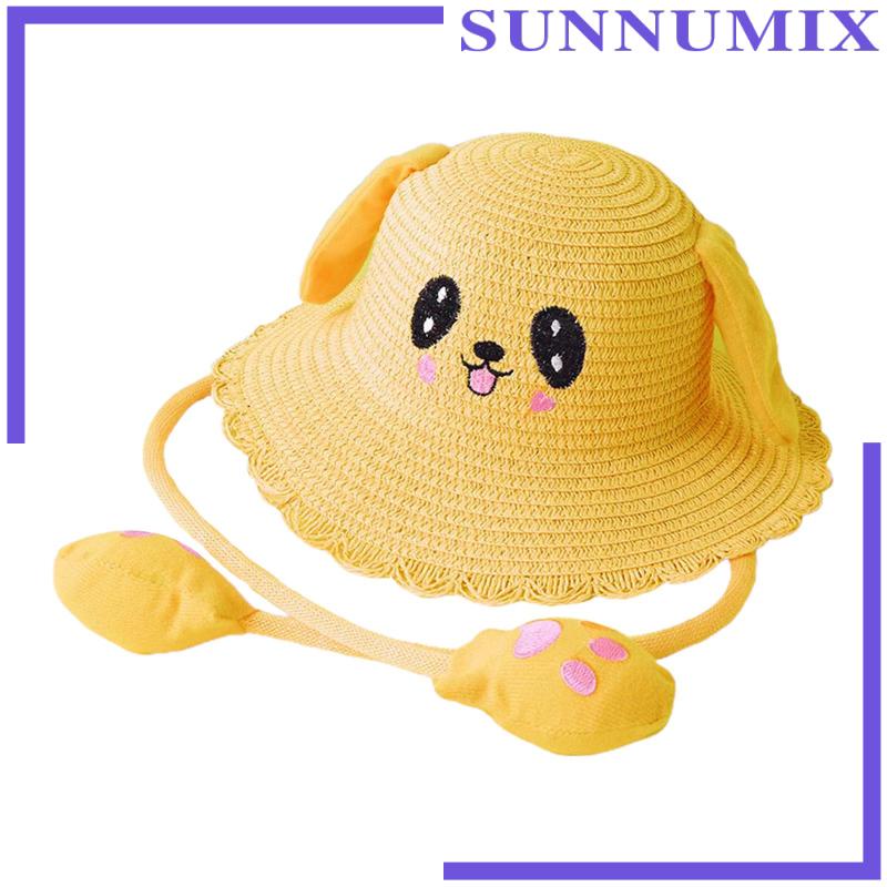 Mũ Panama Đi Biển Gấp Gọn Tiện Lợi Dành Cho Bé 3-10 Tuổi