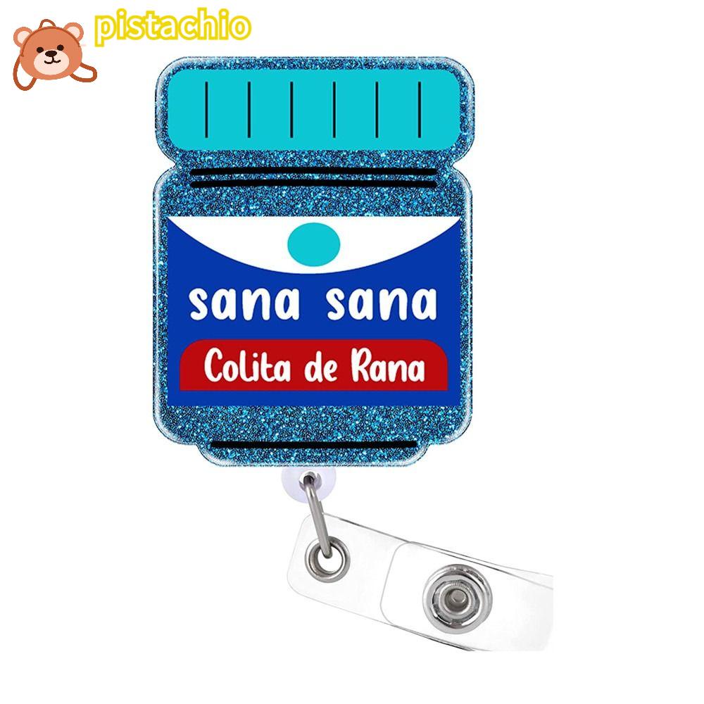 PISTA Móc Khóa Acrylic Hình Chai Nước Màu Xanh Dương Có Thể Thu Gọn Cho Văn Phòng