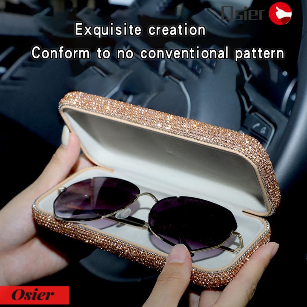 OSIER1 Hộp Đựng Kính Đính Đá Sang Trọng Ốp