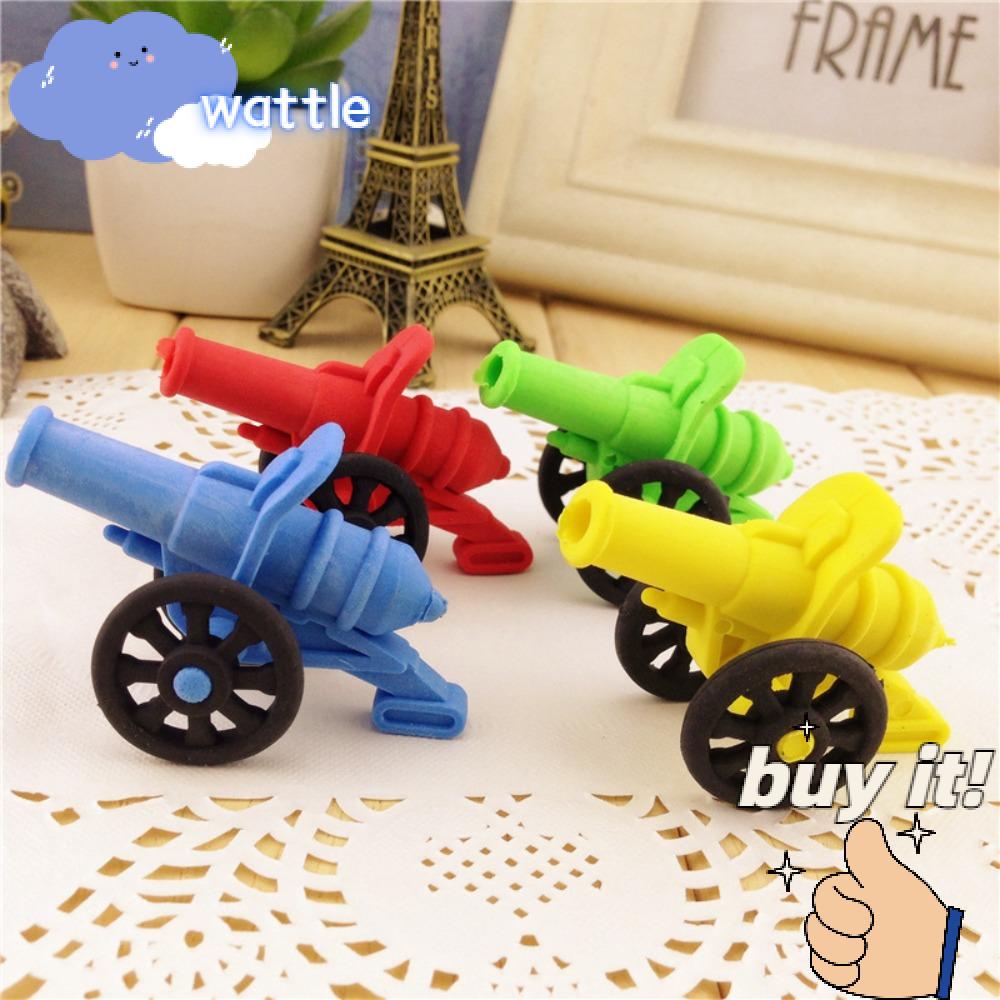 WATTLE Cục Tẩy Bút Chì Mini Màu Xanh Lá / Đỏ / Xanh Dương Đa Năng Tiện Dụng Cho Gia Đình