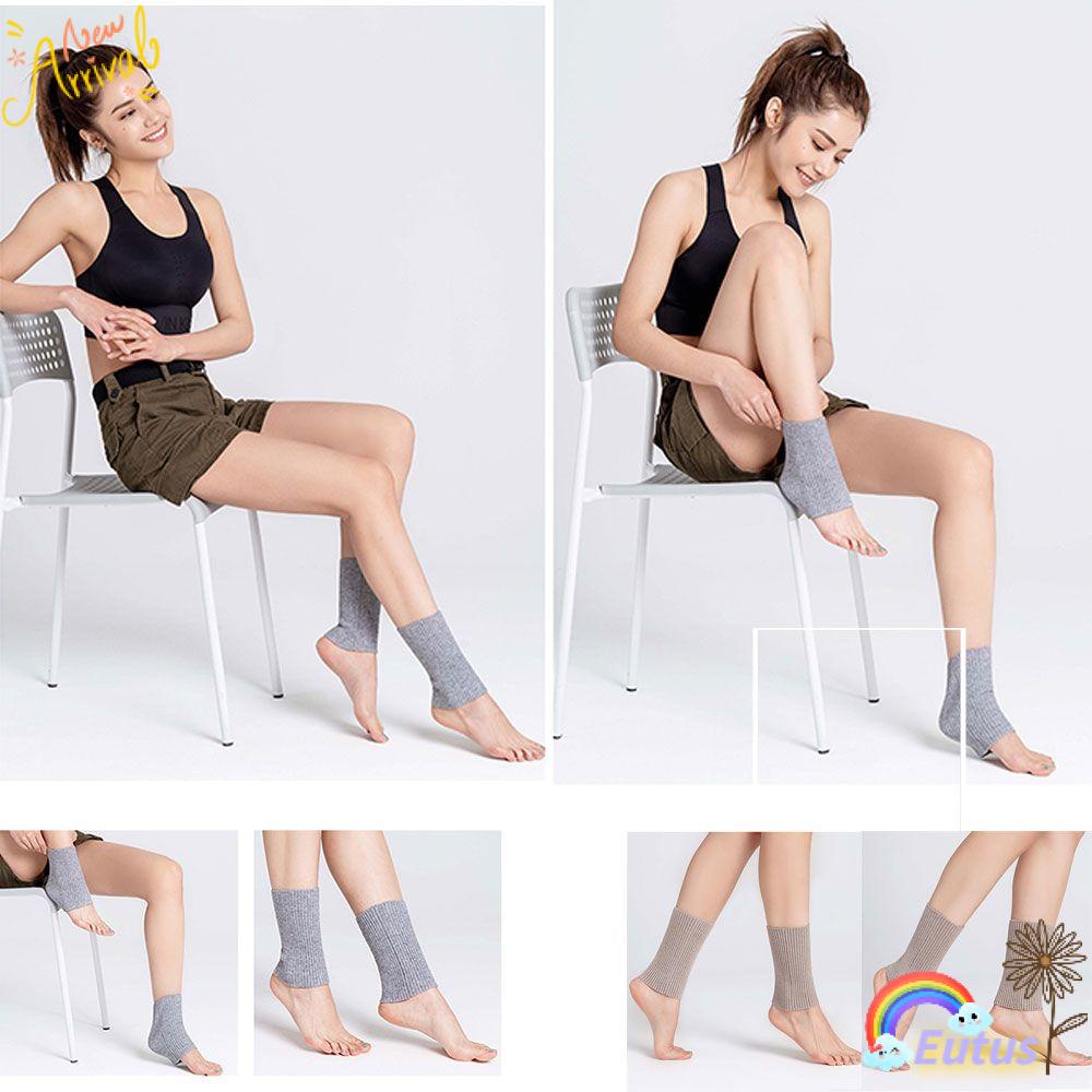 EUCA Ống Tay Áo Dệt Kim Mới Nhiều Màu Mùa Đông