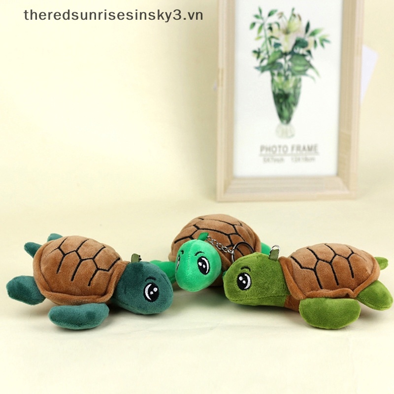 Búp Bê Nhồi Bông Hình Rùa Biển Mềm Mại Treo Móc Khóa / Ba Lô / Túi Xách Trang Trí Quà Tặng Cho Bé