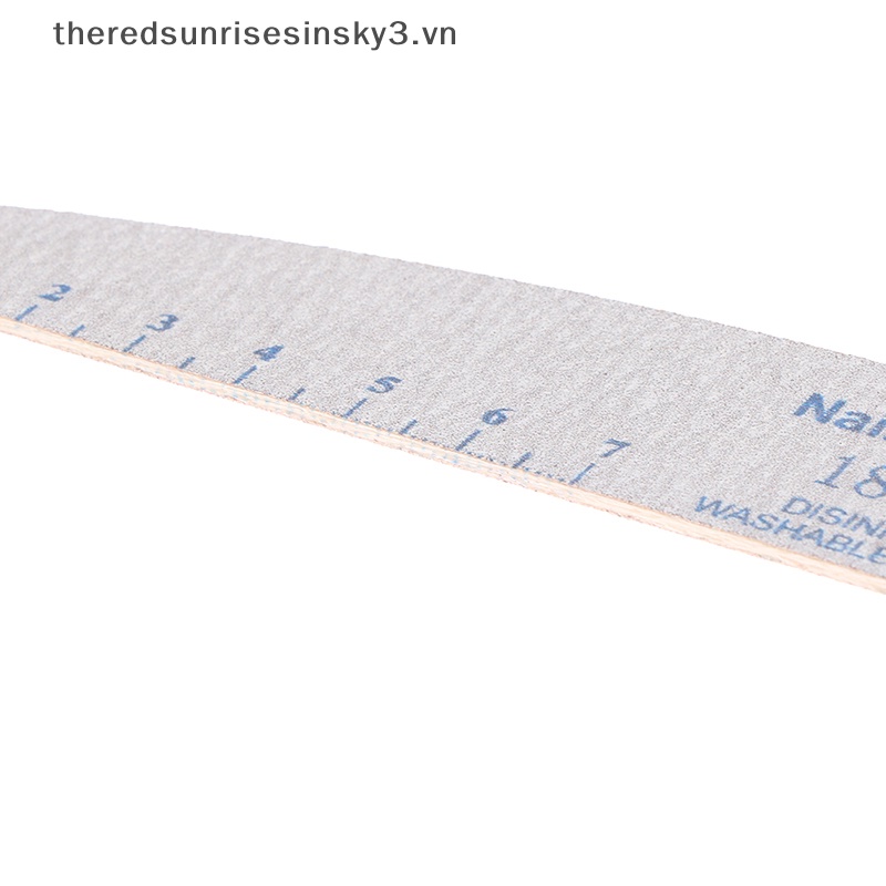 Bộ 10 Giấy Nhám Đánh Bóng Móng Tay 100 # 150 # 180 # 240 Grit