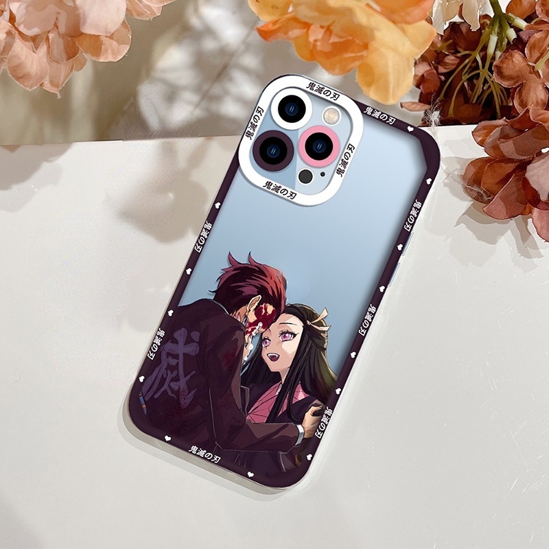 Ốp Điện Thoại Silicon Mềm Trong Suốt Hình Anime Demon Slayer Tokitou Muichirou Kokushibou Cho Samsung Galaxy J7 Prime J4 J6 Plus A12 5G