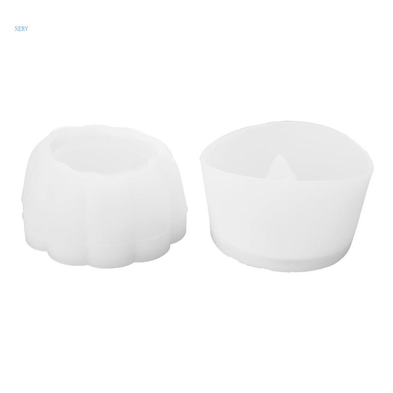 Khuôn Silicone Làm Đồ Trang Trí Hình Quả Bí Ngô 3D DIY