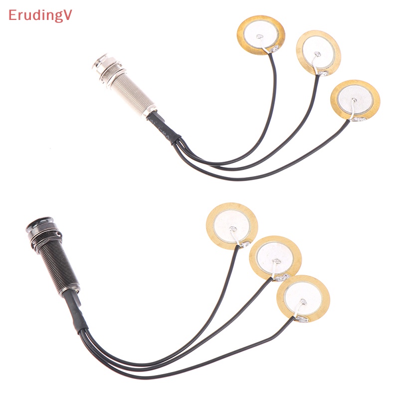 Bộ Pickup Tiếp Xúc Piezo 3 Đầu Cắm Cuối Cho Kalimba
