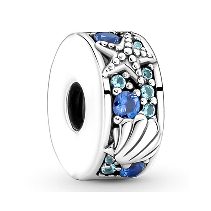 Hạt Charm Pha Lê Xanh Dương Cao Cấp Phù Hợp Làm Trang Sức Cho Nữ