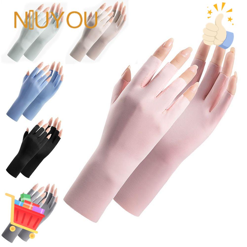 NIUYOU Găng Tay Chống Nắng / Tia Uv / Tia Uv Nhiều Màu Sắc Bảo Vệ Móng Tiện Dụng