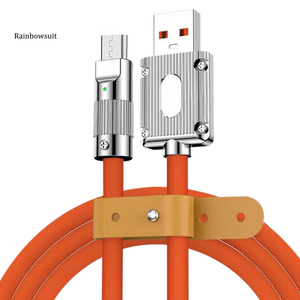 Dây Cáp Sạc Nhanh 6A 120W Mềm Mại Dành Cho Android