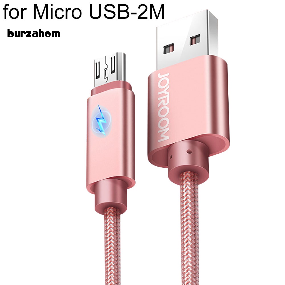 Cáp Sạc Nhanh Đèn LED Bur 31A Cho Điện Thoại Android iPhone