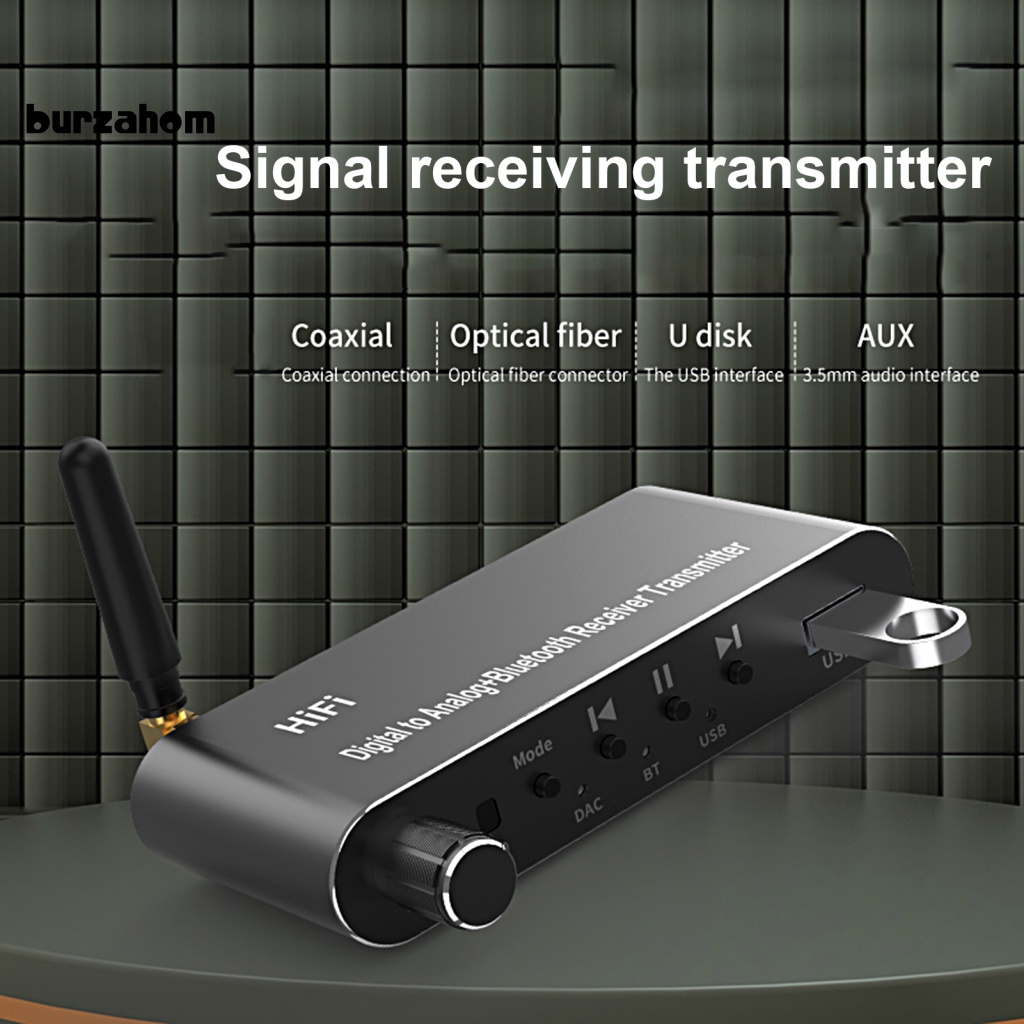 Thiết Bị Truyền Nhận Tín Hiệu Hồng Ngoại Không Dây Cho Loa Bluetooth-compatible51 U Disk Play Quang Học Sang 35mm AUX RL DAC