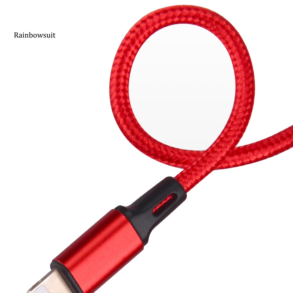 Dây Cáp Sạc Micro USB Type-C 2A 8Pin Chống Đứt Gãy Cho Điện Thoại Dùng Trong Xe Hơi