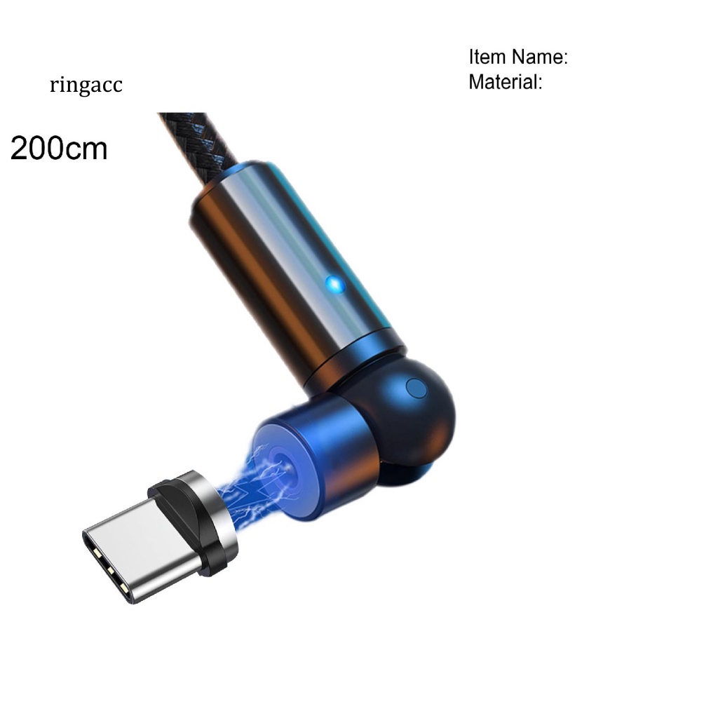 Cáp Sạc Nhanh RGA 5A QC30 Cổng Micro USB Type-C Cho Điện Thoại Android