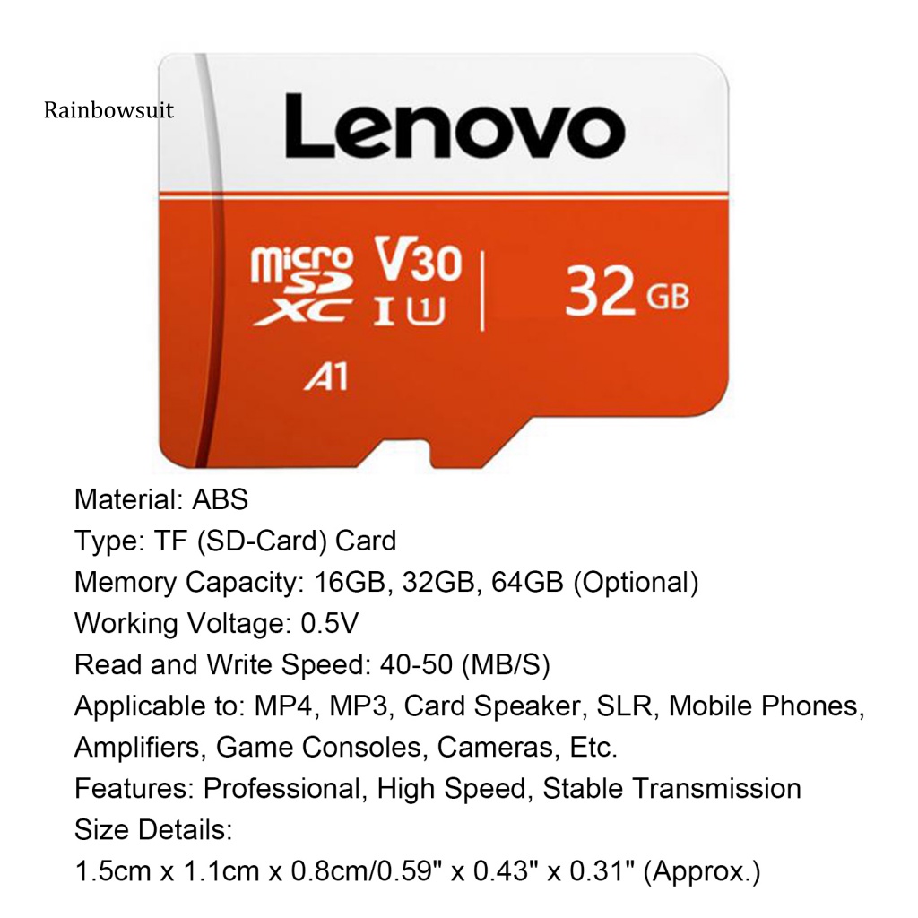 Thẻ Nhớ SD-Rd Dành Cho Máy MP3 / 4 Lenovo