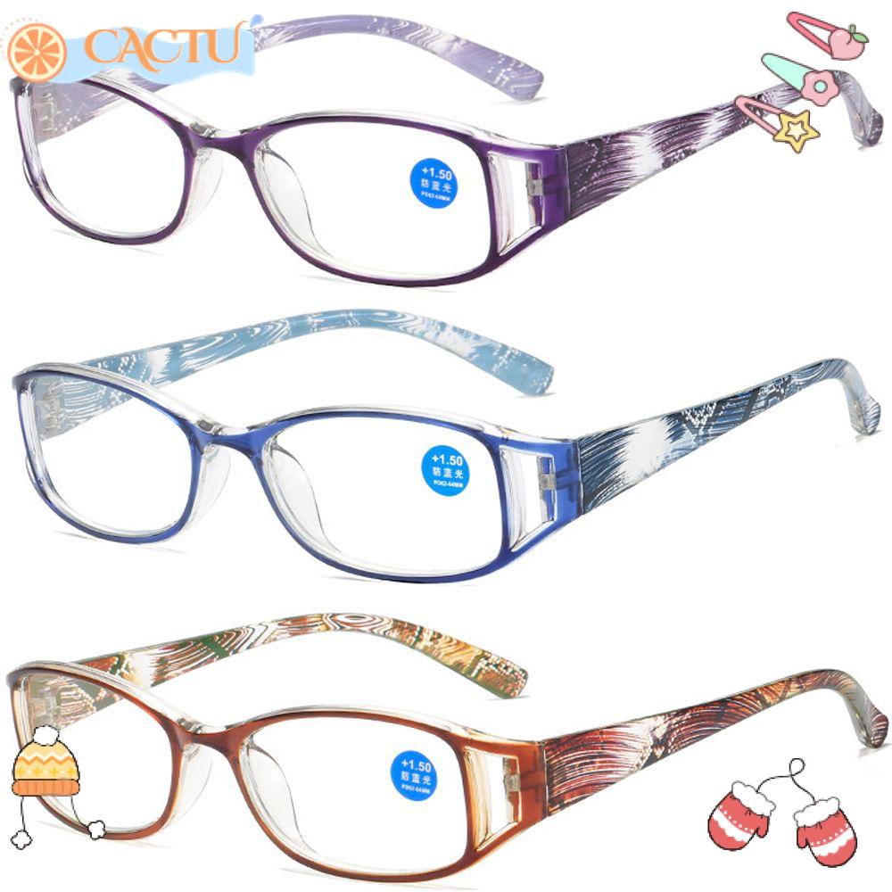 CACTU Kính Đọc Sách Gọng Siêu Nhẹ Phong Cách Vintage Thanh Lịch Thời Trang