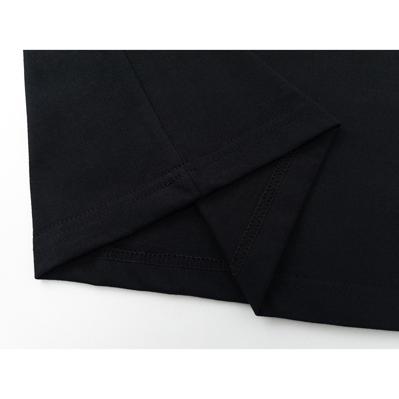 Balatest Áo Thun Tay Ngắn Thêu Logo B Đôi Cổ Điển Đường Phố Chất Lượng Cao Thời Trang Unisex