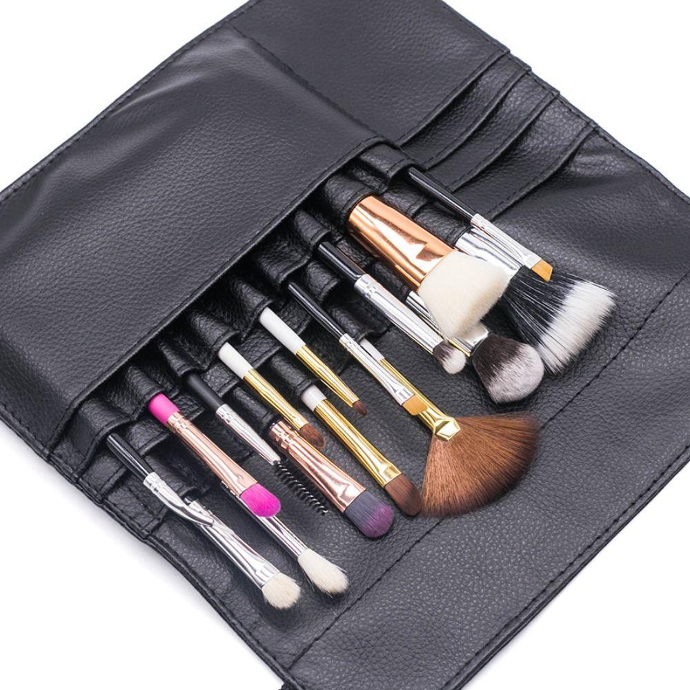 FALLFORBEAUTY Túi Da PU Đựng Cọ Trang Điểm Đeo Hông Chuyên Nghiệp Cho Nữ