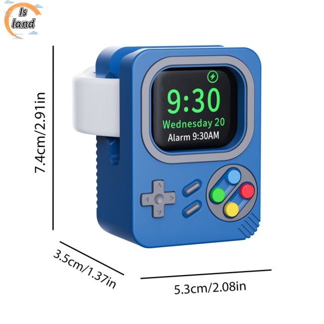 Giá Đỡ Sạc Đồng Hồ Thông Minh Bằng Silicon Cho IWatch Ultra Series 8 SE2 7 6 SE 5 4 3 2 1