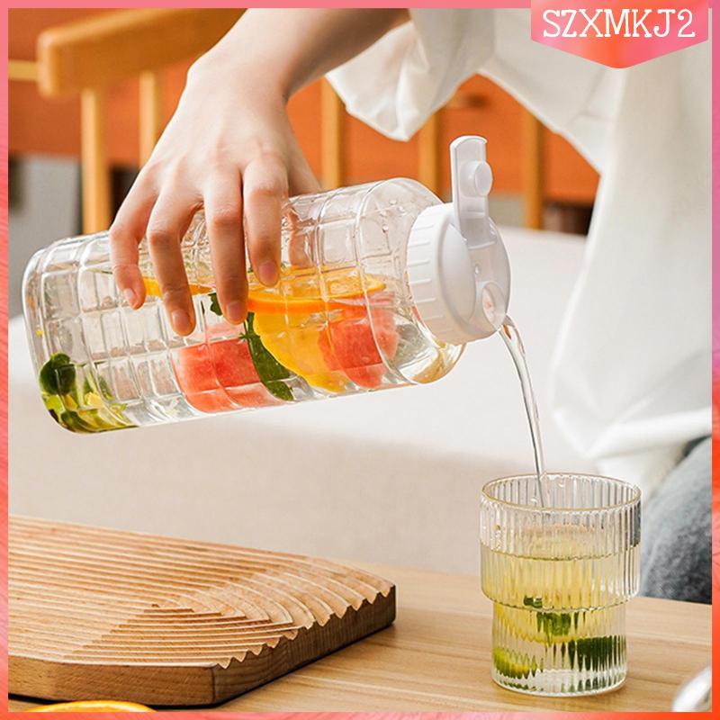 Bình Đựng Nước Chanh / Nước Ép Có Nắp Lật 1500ml Đa Ứng Dụng