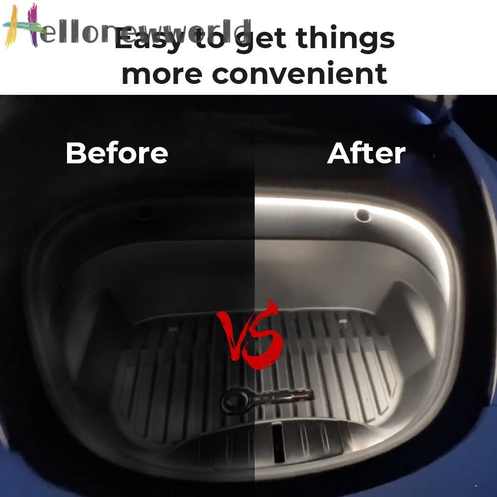 Dây Đèn Led 12-18V Siêu Sáng Trang Trí Xe Hơi Tesla Model 3 / Y