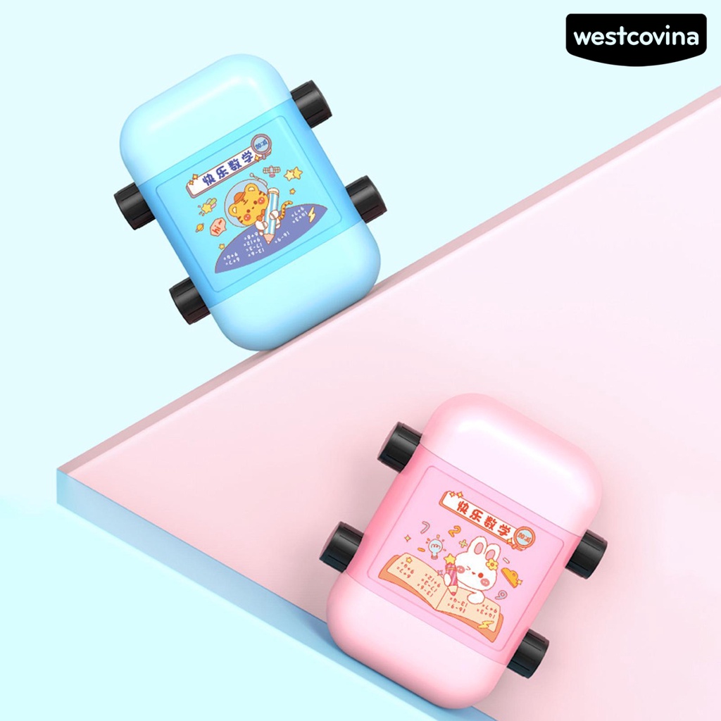 [WSTN]✎Con Dấu Lăn Trong Suốt Khô Nhanh Có Thể Tái Sử Dụng Hỗ Trợ Học Toán