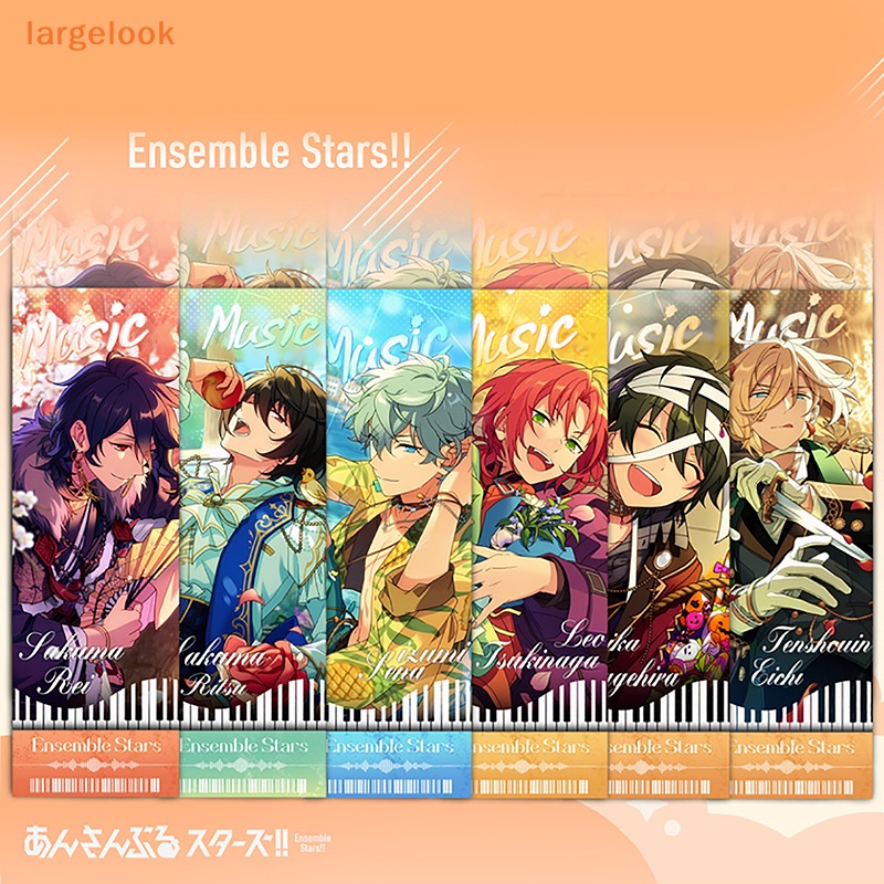 Thẻ Đánh Dấu Trang Sách Laser Hình Vé Ngôi Sao Sakuma Rei Tenshouin Eichi Kagehira Mika